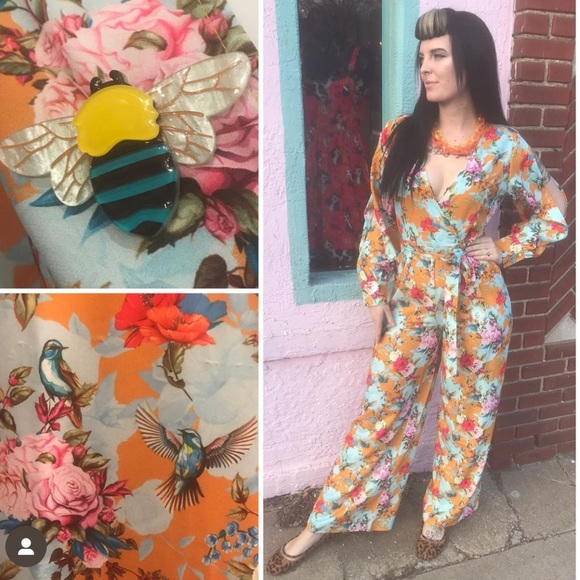 Floral Jumpsuit - Picture 4 of 4